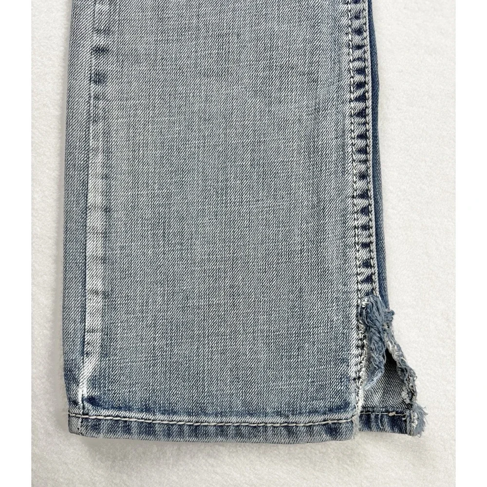 Rock & Roll Cowboy Girls 14R Bootcut Jeans Light Wash Western Stitch